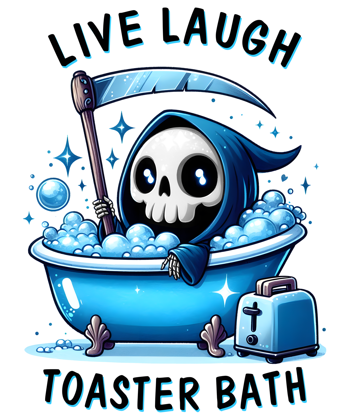 Live Laugh Toaster Bath