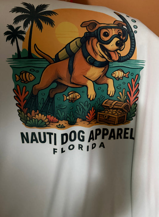 Nauti Dog Apparel swim shirt